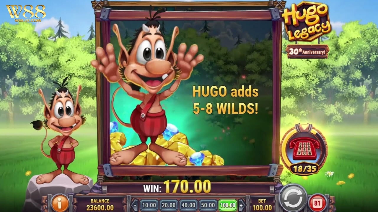 Tính năng nổi bật trong Hugo Legacy W88 W88